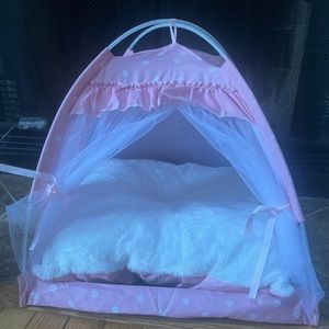 Pink Flower Pet Bed